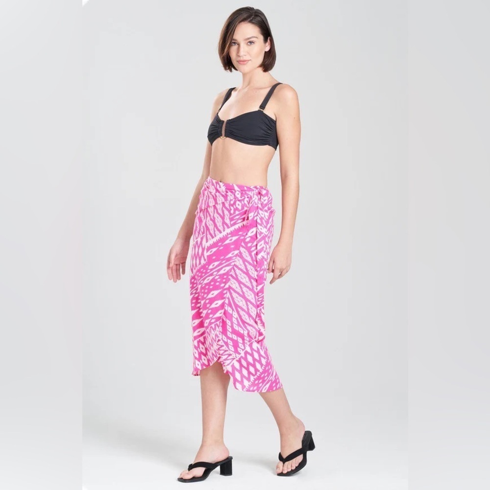 NATORI Chibana Getaway Pareo Swim Cover Skirt  NEW*
